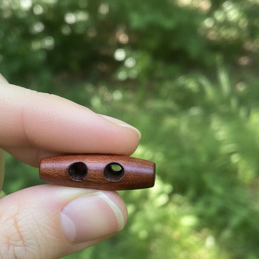 Button for handcrafting, outside picture