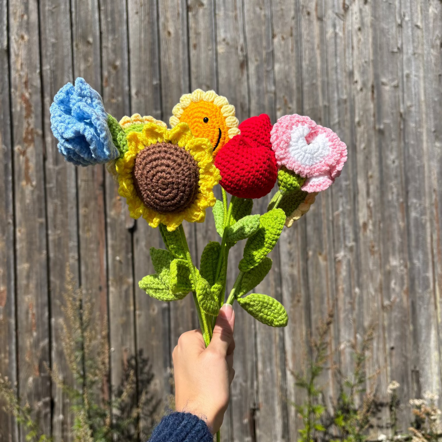 Crochet Flower/ kukka - gift
