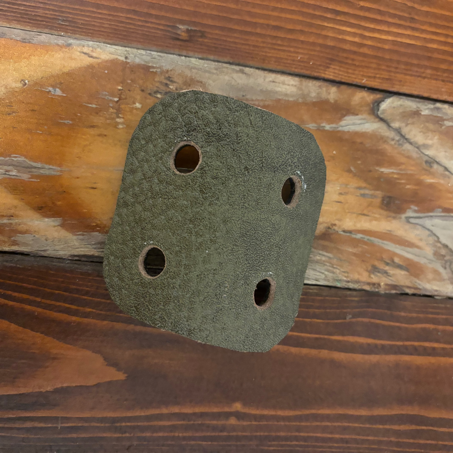 Leather knitting needle case