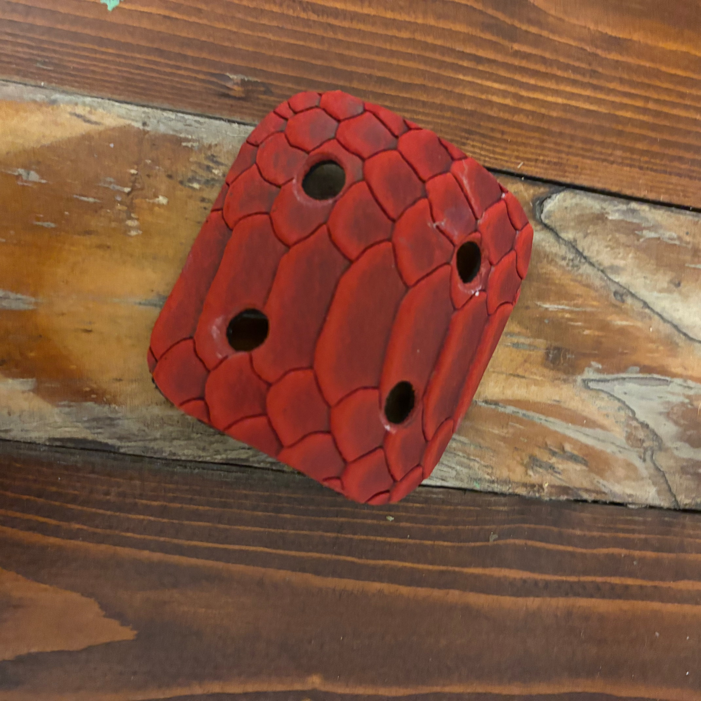 Leather knitting needle case
