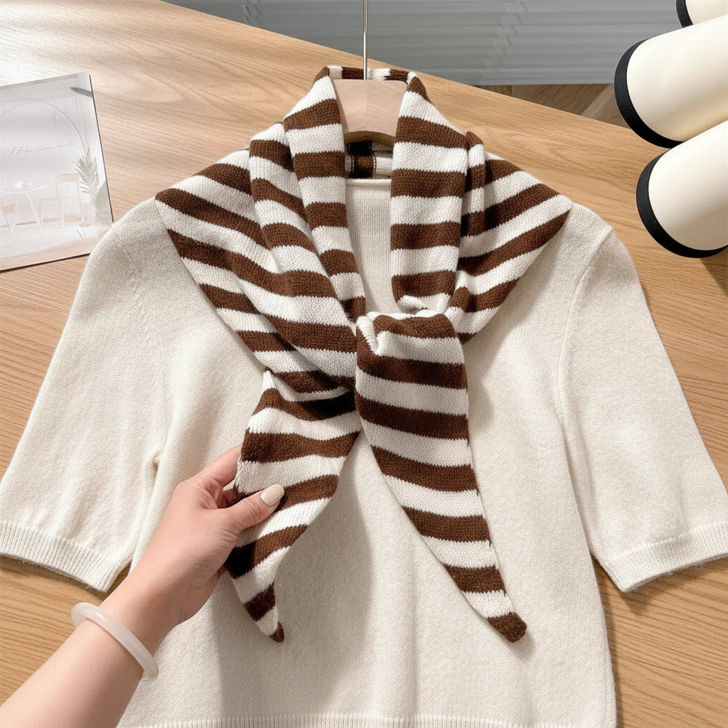 PIENI-VILLA-SCARF-VILLAMA-WHITE-BROWN