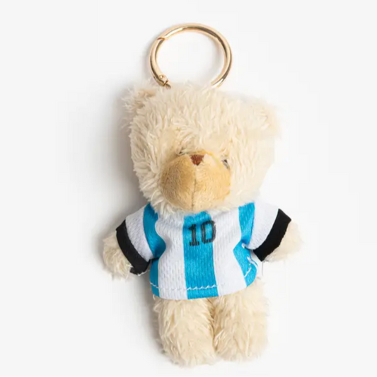 Argentiinan MM-kisakarhu – Käsintehty lanka-avaimenperä