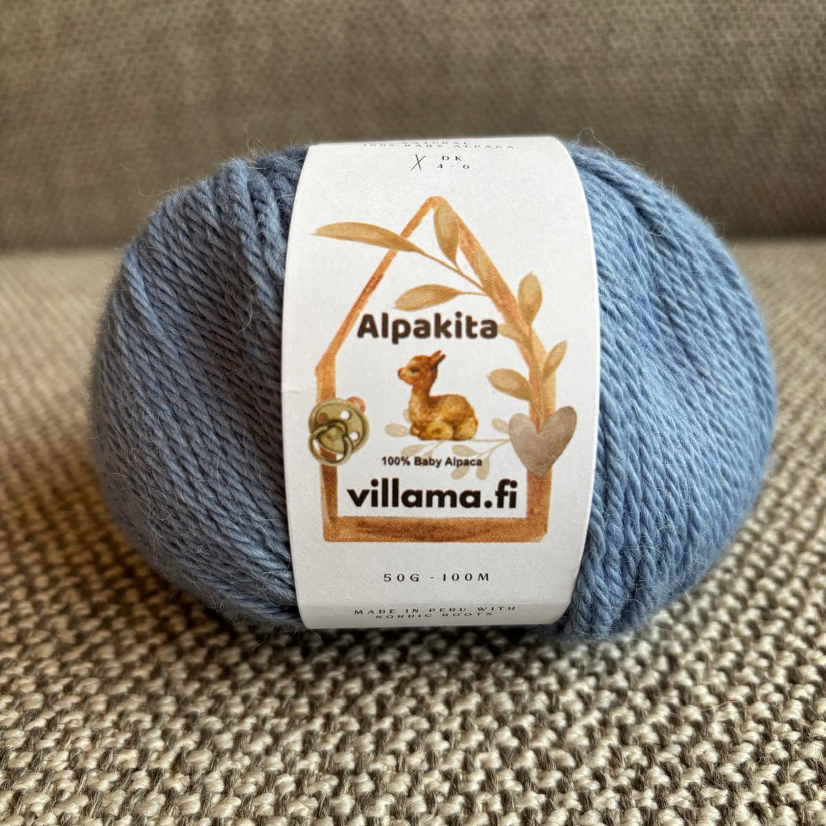 ALPAKITA - 100% Baby Alpakka lanka, 50g