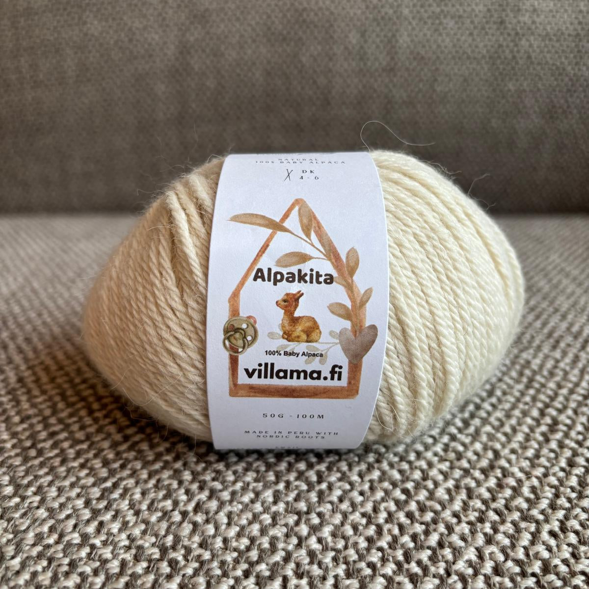 ALPAKITA - 100% Baby Alpakka lanka, 50g