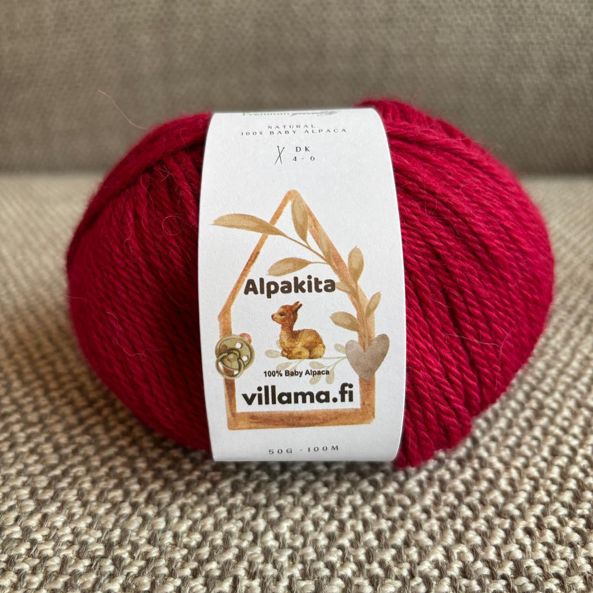 ALPAKITA - 100% Baby Alpakka lanka, 50g