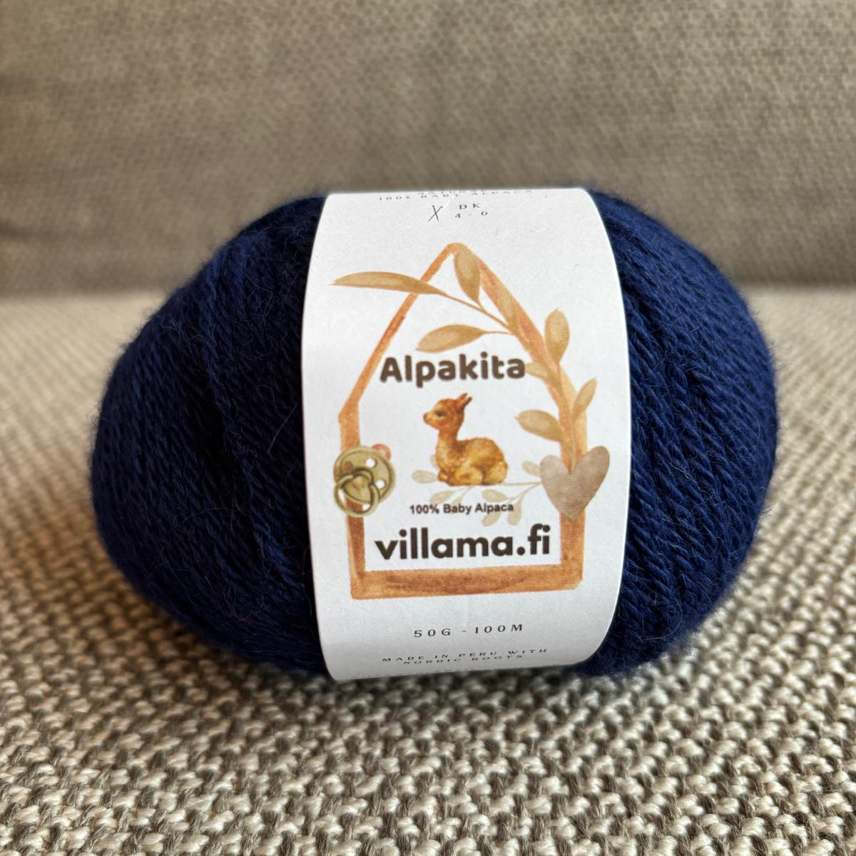 ALPAKITA - 100% Baby Alpakka lanka, 50g