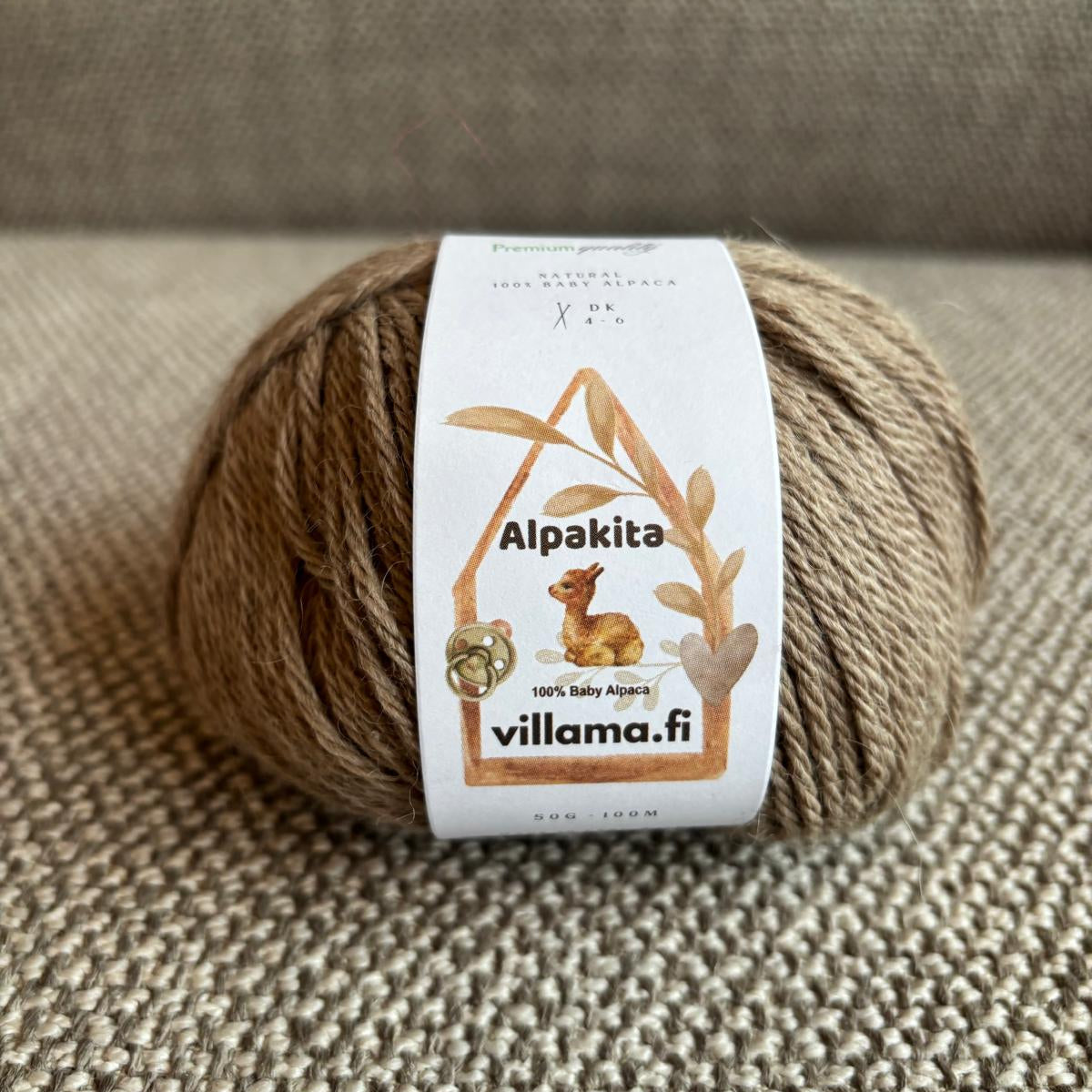 ALPAKITA - 100% Baby Alpakka lanka, 50g