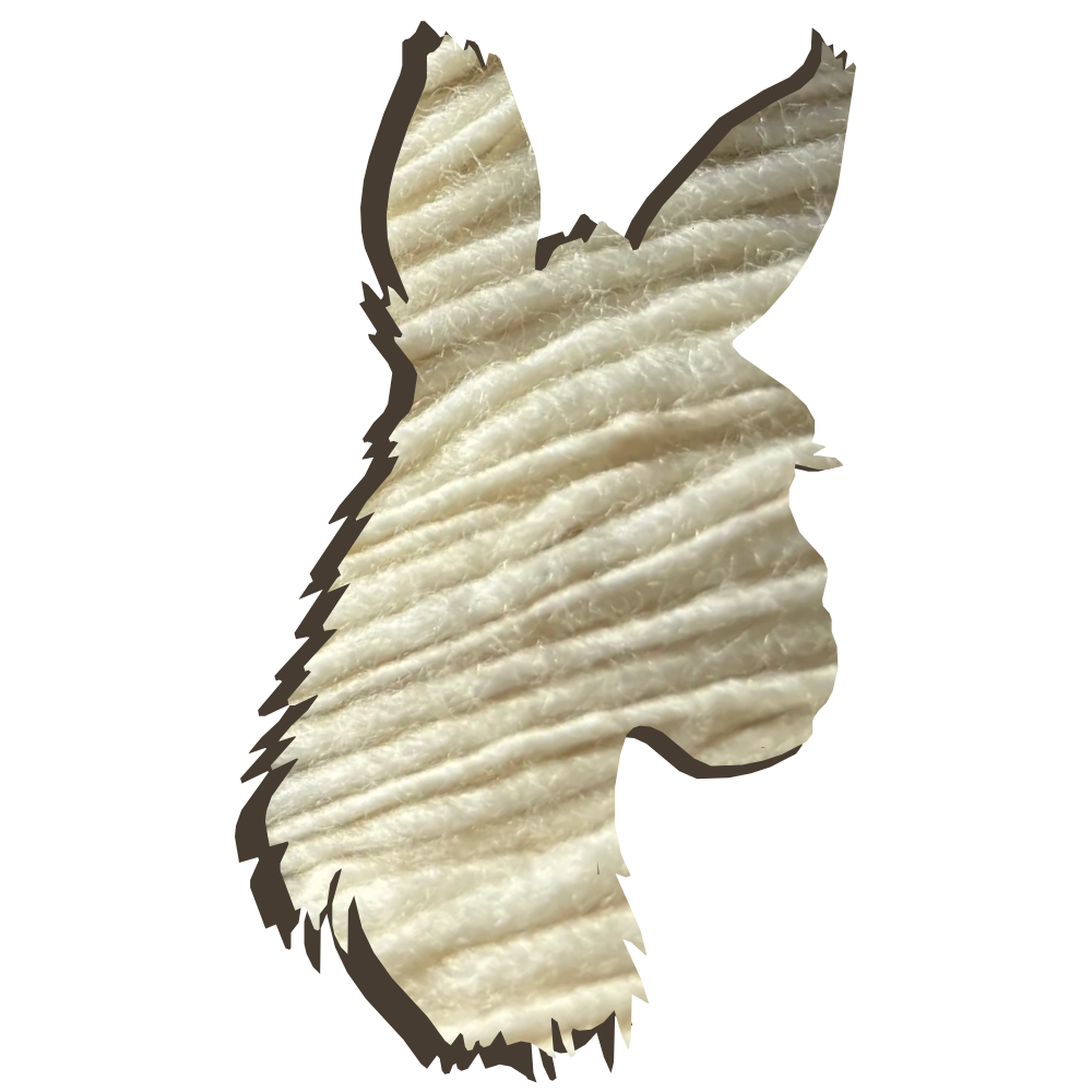 Handgesponnenes 100% Wollgarn - Organische Virginwolle