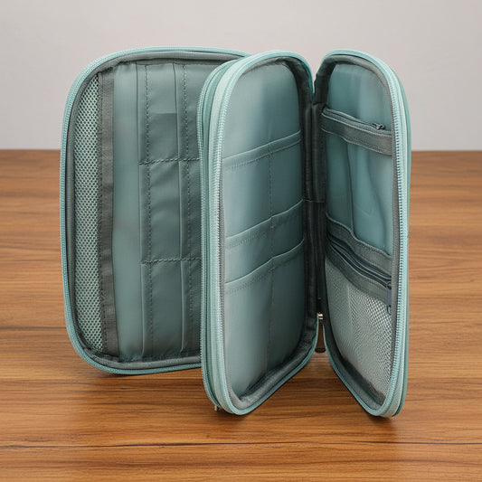 Knitting Needles Storage Bag, Waterproof Knitting Kit Organizer Case-gift idea