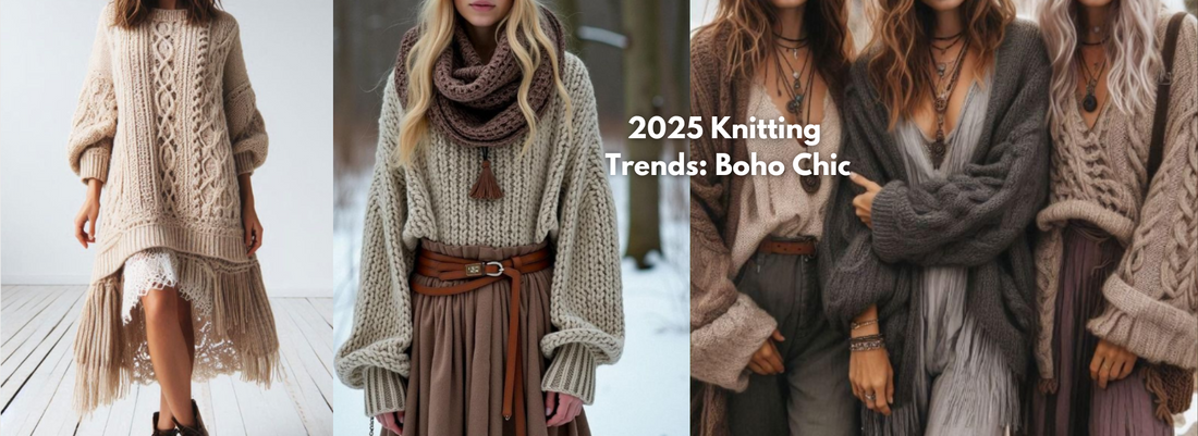 2025 Knitting Trends: Boho Chic