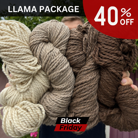 Black Friday -40% Ale | Laamavillapaita - mix paketti - 6 vyyhtiä