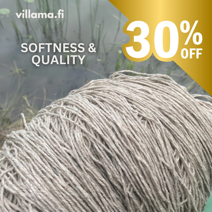 Black Friday -30% Ale |  Luonnollinen Merino Laamalanka - DK