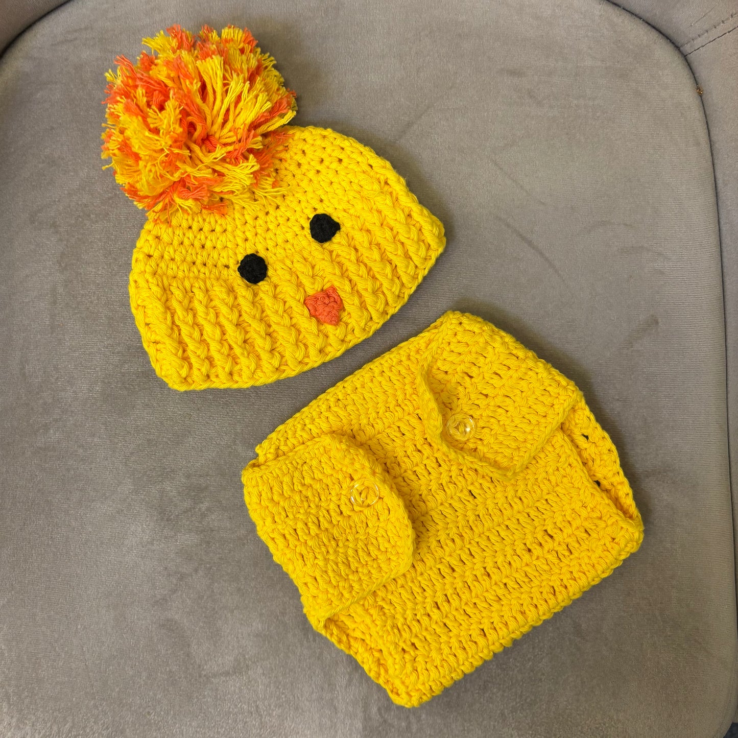 Handgehäkelte Babykleidung für Neugeborene (100 % Baumwolle)