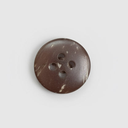 A small coconut button for handcrafts.