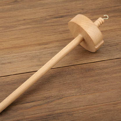Wooden Whorl Drop Spindle - villama - Värttinä – bambua 