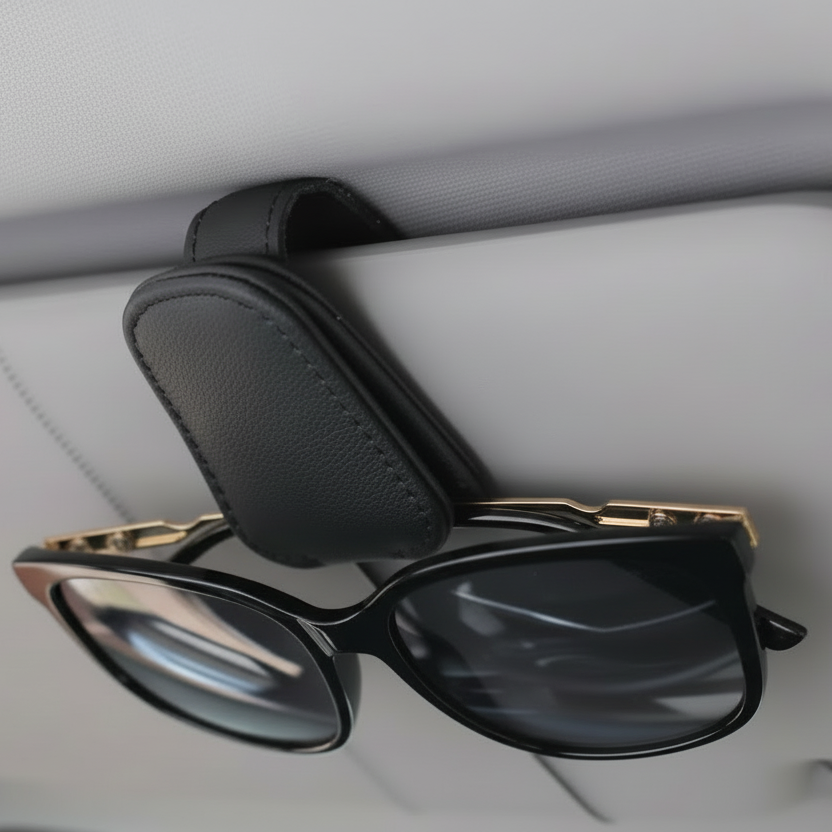 Aurinkolasipidike Autoon, Helppo Kiinnitys Aurinkolippaan